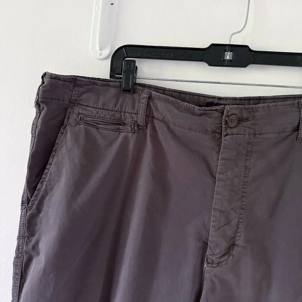 American Eagle Shorts Men 44 Gray Next Level Flex Longer Length Chino Cotton AE